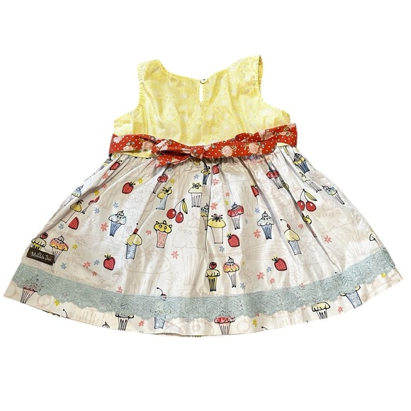 Matilda Jane Hello Lovely Take The Cake Cupcake Top size 4 Spring Summer - Picture 2 of 7